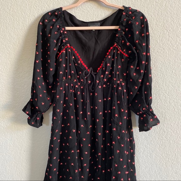 Super Cute Sassy Black & Red Majorelle Mini Dress - Picture 4 of 9